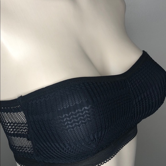 Design lab intimates black bandeau  sz small NWT - Picture 6 of 8